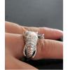 Handmade Thai Silver Three-dimensional Elephant Nose Ring