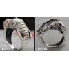 Handmade Thai Silver Three-dimensional Elephant Nose Ring