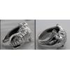 Handmade Thai Silver Three-dimensional Elephant Nose Ring