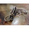 Handmade Vintage 3D Silver Lifelike Dragon Open Ring