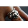 Tiger Head 925 Silver Ring