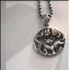 Vintage 925 Silver Dragon Tiger Pendant Without Chain