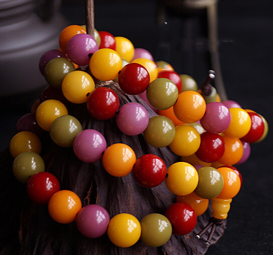 10MM Colorful Bodhi Spinning Buddhist Prayer Bracelet 10MM Colorful Bodhi Spinning Buddhist Prayer Bracelet