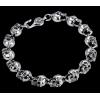 Chic Skeleton Thai Silver Vintage Bracelet For Man And Woman