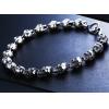 Chic Skeleton Thai Silver Vintage Bracelet For Man And Woman