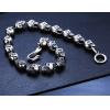 Chic Skeleton Thai Silver Vintage Bracelet For Man And Woman