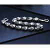 Chic Skeleton Thai Silver Vintage Bracelet For Man And Woman