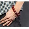 10MM 12MM 15MM 18MM 20MM Lobular Rosewood Natural Parallel to Grain Pattern Buddhist Prayer Bracelet