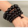 10MM 12MM 15MM 18MM 3A Grade Ebony Prayer Bracelet For Buddhists