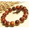 11MM Myanmar Red Sandalwood Buddhist Prayer Bracelet