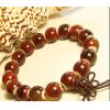 11MM Myanmar Red Sandalwood Buddhist Prayer Bracelet