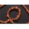 Qing Dynasty Old Red Agate Necklace