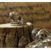 Handmade Nepal Vintage 925 Silver Om Mani Padme Hum Mantra Spinning Lucky Ring 