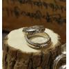 Handmade Nepal Vintage 925 Silver Om Mani Padme Hum Mantra Spinning Lucky Ring 