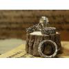 Vintage Style Nepal Handmade Carving 925 Silver Dragon Ring