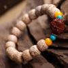 Daemonorops Margaritae Bodhi Prayer Bracelet with Rosewood Brave Troops