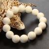 Natural 3A 6MM 8MM 10MM 12MM 14MM 16MM White Tridacna Lucky Bracelet