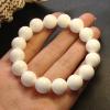 Natural 3A 6MM 8MM 10MM 12MM 14MM 16MM White Tridacna Lucky Bracelet