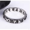 925 Silver OM MANI PADME HUM Lucky Ring For Men And Women