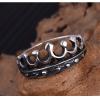 Vintage Silver 925 Crown Little Finger Ring For Womens