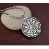 Thailand Silver 925 OM MANI PADME HUM Lucky Pendant Gift For Man