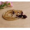 Natural 108 6MM Sheep Horns Lobular Red Sandalwood Brave Troops Prayer Beads Bracelet