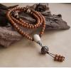 Weathering Old Bodhi Beads 108 Prayer Mala Bracelet