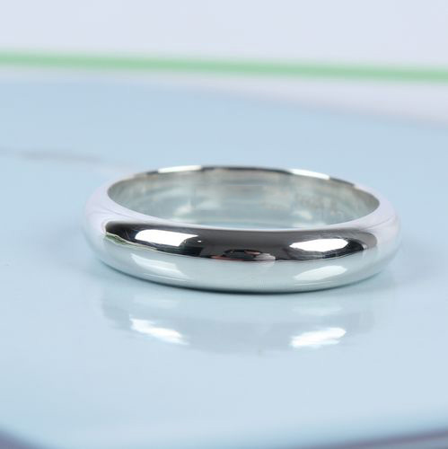 4MM Fashion Handmade S925 Sterling Silver Simple Woman And Men Ring 4MM Fashion Handmade S925 Sterling Silver Simple Woman And Men Ring