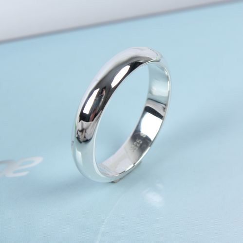 4MM Fashion Handmade S925 Sterling Silver Simple Woman And Men Ring 4MM Fashion Handmade S925 Sterling Silver Simple Woman And Men Ring