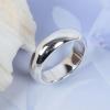 5MM Fashion Handmade S925 Sterling Silver Simple Men And Women Ring