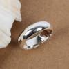 5MM Fashion Handmade S925 Sterling Silver Simple Men And Women Ring