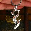 Retro 925 Sterling Silver Phoenix Pendant No Chain