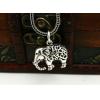 Thai Sterling Silver Elephant Pendant With No Chain