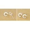 S925 Sterling Silver Alphabet Stud Earrings Letter Earring