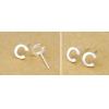 S925 Sterling Silver Alphabet Stud Earrings Letter Earring