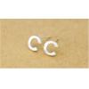 S925 Sterling Silver Alphabet Stud Earrings Letter Earring