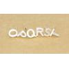 S925 Sterling Silver Alphabet Stud Earrings Letter Earring
