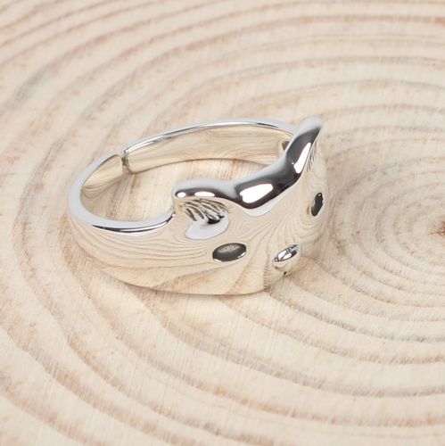 WOMEN Jewelry 925 Sterling Silver Cute Cat Open Ring WOMEN Jewelry 925 Sterling Silver Cute Cat Open Ring