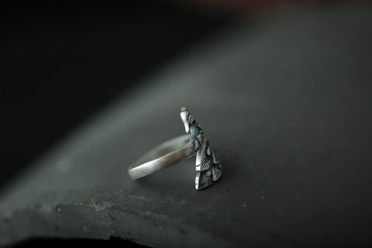 Wholesale Price Discount S990 Sterling Silver Phoenix Open Ring Wholesale Price Discount S990 Sterling Silver Phoenix Open Ring