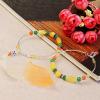 925 Silver Amber Healing Crystal Red Agate Green Emerald Treasure Bracelet