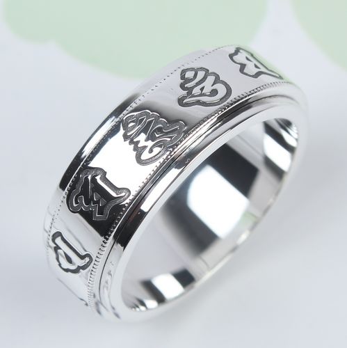 990 Silver Om Mani Padme Hum Mantra Spinning Ring 990 Silver Om Mani Padme Hum Mantra Spinning Ring