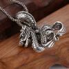 Vintage Thai Silver Dragon Pendant