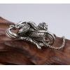 Vintage Thai Silver Dragon Pendant