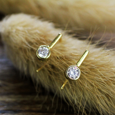 925 Silver Gold-plated Musical Note Shaped Earrings Japanese And Korean Style Earrings 925 Silver Gold-plated Musical Note Shaped Earrings Japanese And Korean Style Earrings