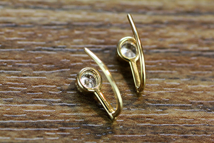 925 Silver Gold-plated Musical Note Shaped Earrings Japanese And Korean Style Earrings 925 Silver Gold-plated Musical Note Shaped Earrings Japanese And Korean Style Earrings