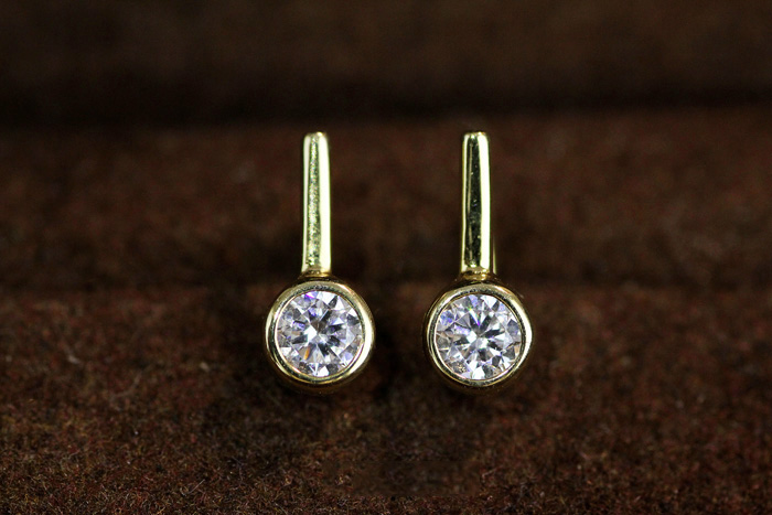 925 Silver Gold-plated Musical Note Shaped Earrings Japanese And Korean Style Earrings 925 Silver Gold-plated Musical Note Shaped Earrings Japanese And Korean Style Earrings