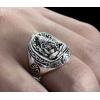 Retro 925 Siver Elephant Trunk Man Ring