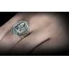 Retro 925 Siver Elephant Trunk Man Ring