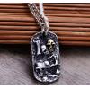 Vintage 925 Silver Terror Death Valley Skull Pendant No Chain