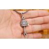 Vintage Handmade 925 Silver Buddhism Rotatable Prayer Wheel Om Mani Padme Hum Pendant No Chain